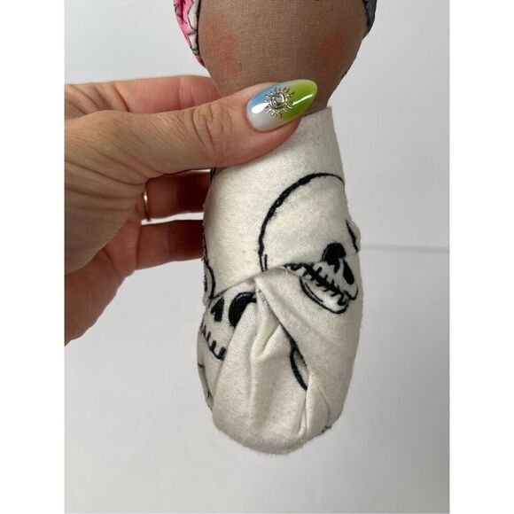 Dreadful Stitch Rattle Doll - Handmade - Picture 3 of 6